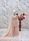 Oc 247 Heavy Faux Georgette Kids Wear Plazo Suits